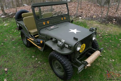 1951 Willys M38 Fully Restored Antique Army Military Jeep