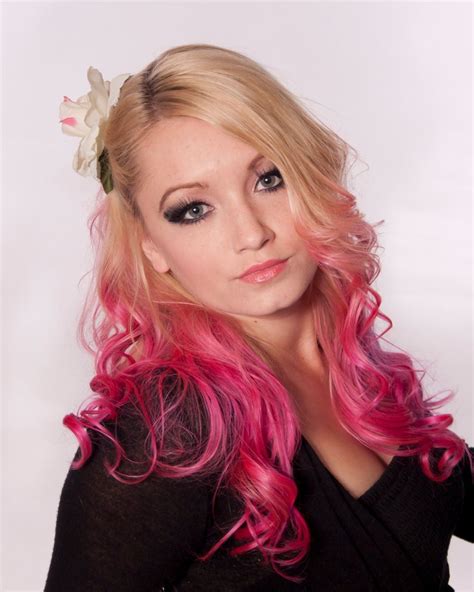 Hot Pink Ombre Pink Ombre Hot Pink Hair Beauty Eyeshadow Long Hair