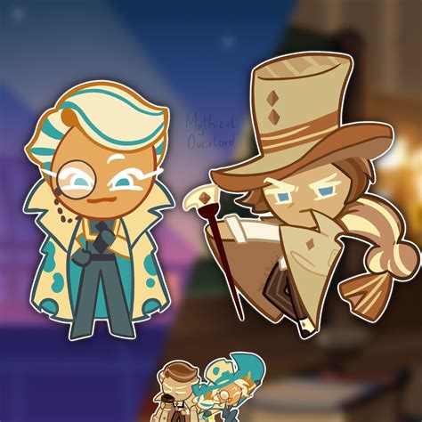 almond cookie and roguefort cookie swapped r cookierun