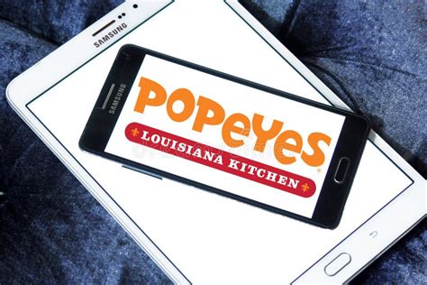 Popeyes Fast Food Restaurant Logo Editorial Image Image Of Emblem