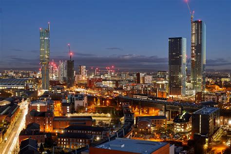 Mark Waugh Photographer Manchester City Centre Skyline