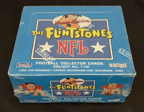 Flintstones Nfl Hanna Barbera Trading Card Box Sealed 36ct Cardz 1993
