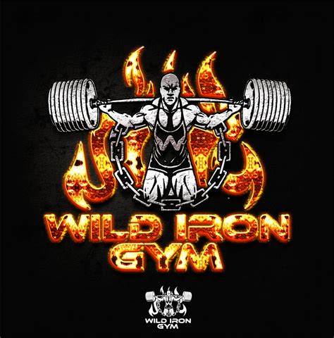 Bold Modern Gym Logo Design For Wild Iron Gym By Hapy Design 5839859