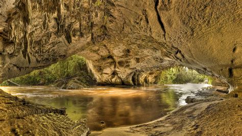 Full Hd Wallpaper Cave River Light New Zealand Desktop Backgrounds Hd 1080p