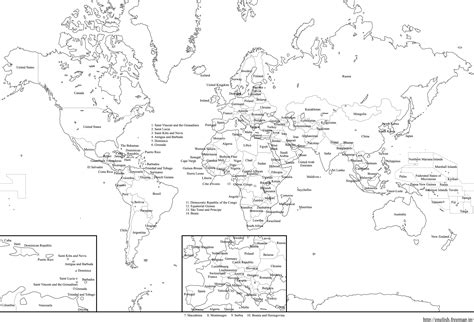 Detail Peta Dunia Sketsa Koleksi Nomer 8