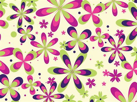 Colorful Flowers Pattern Vector Art And Graphics