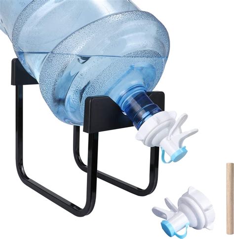Gallon Water Dispenser Stand Water Jug Dispenser Portable Stainless Steel Water Jug Stand
