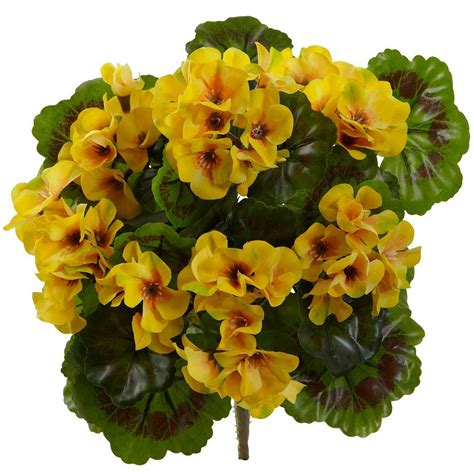 These beautiful blooms require minimal effort but have maximum impact. Nearly Natural UV Resistant Indoor/Outdoor Geranium ...