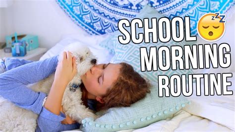 My School Morning Routine 2017 Youtube
