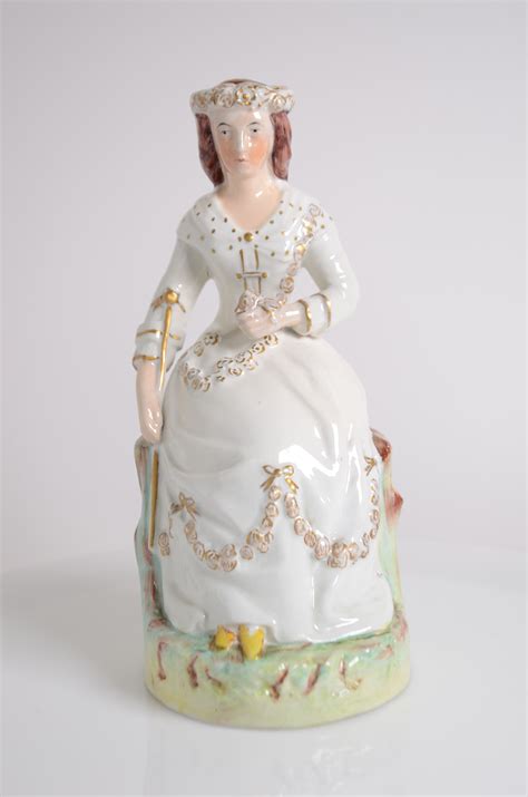 Staffordshire Pottery Figures Queen Fairies