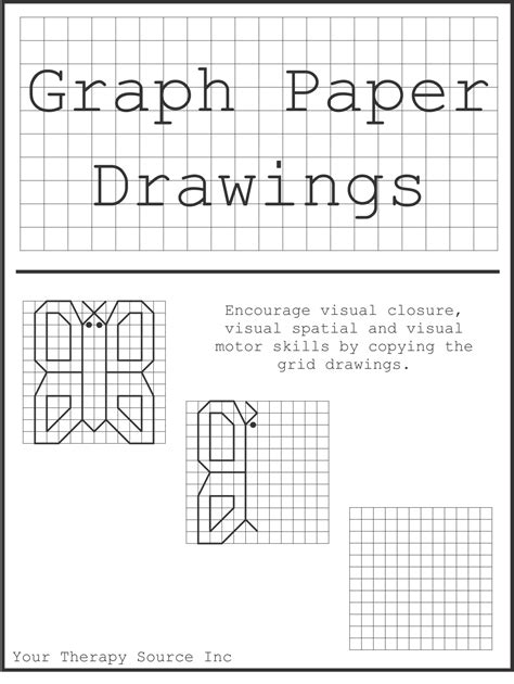 Graph Paper Drawings Your Therapy Source