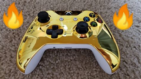 24k Gold Xbox One Controller How To Make Your Own Youtube
