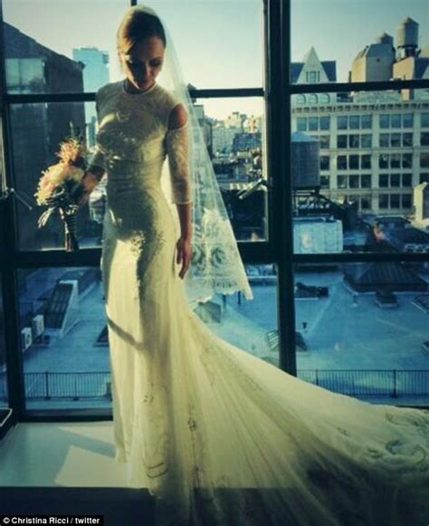 Christina Ricci Shares Photos In Her Stunning Givenchy Wedding Dress