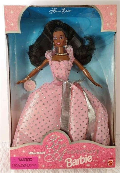 Nueva Muñeca Barbie Walmart 35th Aniversario 1997 Raro African American Matel 17616 Ebay En