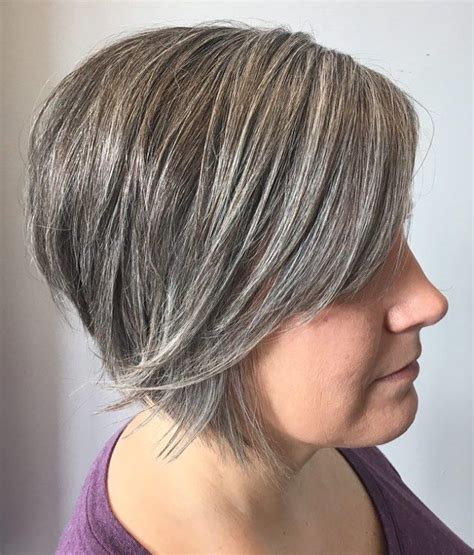 50 Gray Hair Styles Trending In 2020 Hair Adviser Grey Curly Hair Gray Hair Cuts Short Grey