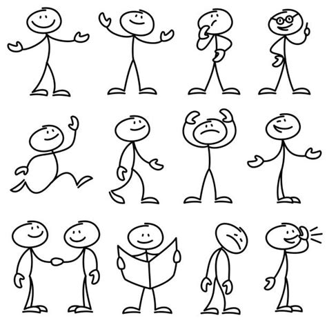 Top Stick Figure Clip Art Vector Graphics And