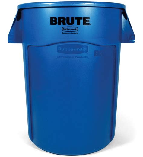 Rubbermaid 2632 Brute Container 32 Gallon Blue Indoor Waste