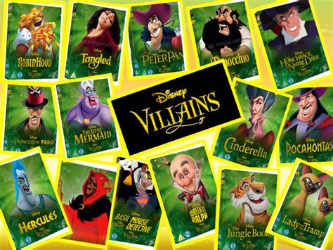 Disney Villains Dvds Disney Villains All Disney Villains Disney Collage