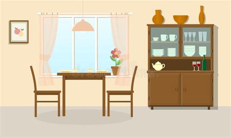 Simple Dining Table Clipart Images