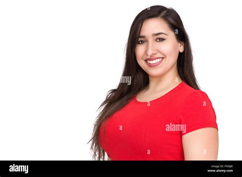 Woman In Red Stock Photo Alamy