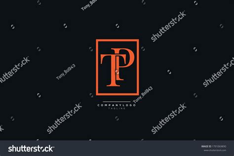 Alphabet Letter Icon Logo Tp Stock Vector Royalty Free 1791069890
