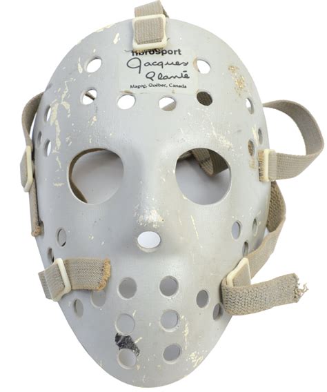 Lot Detail Vintage 1970s Fibrosport Goalie Mask With Label Jacques
