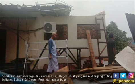 Puting Beliung Kembali Memorak Porandakan Kota Bogor