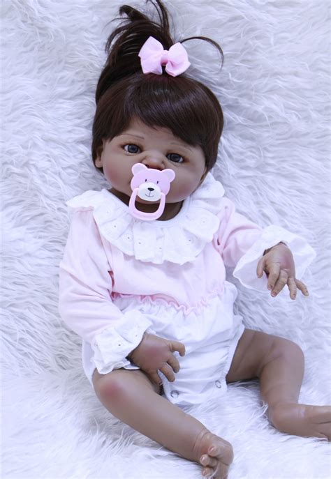 Buy 55cm Full Body Silicone Reborn Baby Doll Toy
