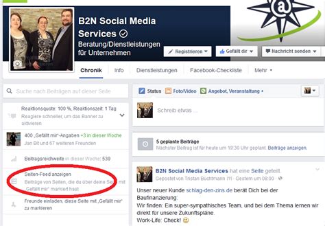 Facebook Als Seite Verwenden Aber Wie B2n Social Media Bremen