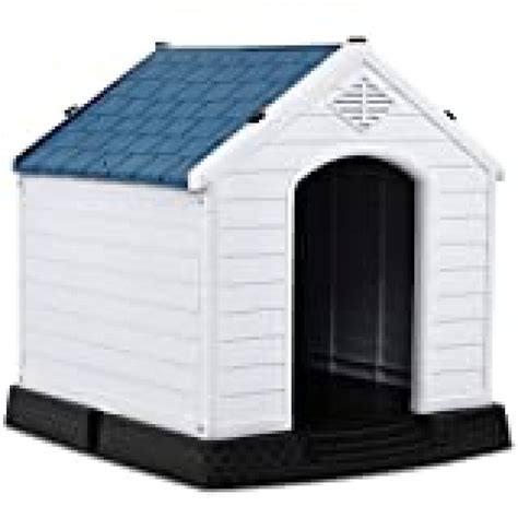 Giantex Plastic Dog House For Small Medium Dogs Waterproof Ventilate