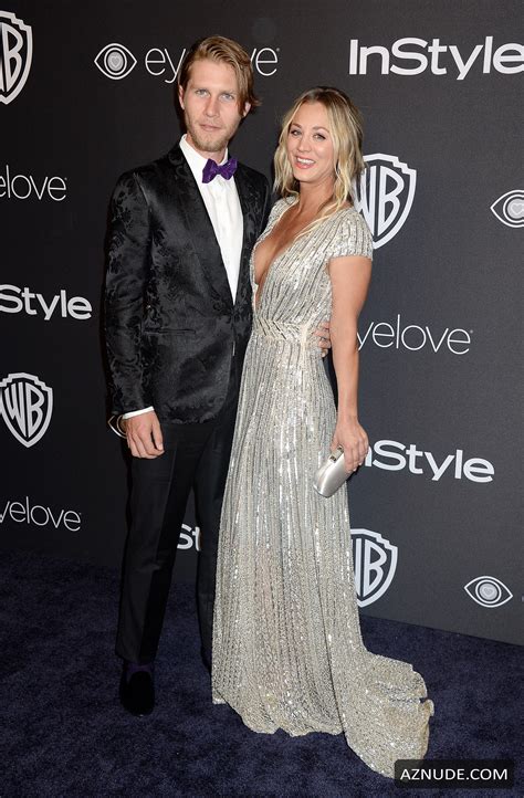Kaley Cuoco Sexy Silver Dress At The Th Annual Post Golden Globes