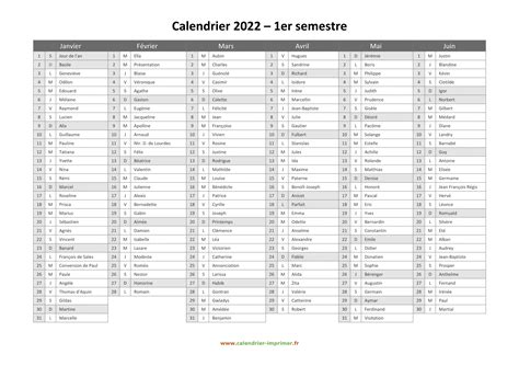 Calendrier 2022 A Imprimer Pdf Et Excel Icalendrier Calendrier Images