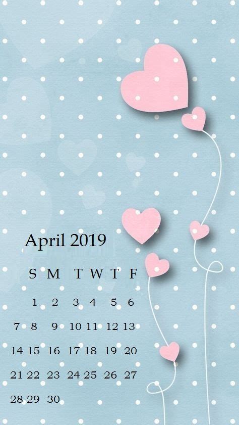 April 2019 Calendar Wallpaper Calendar Wallpaper Calendar Printable