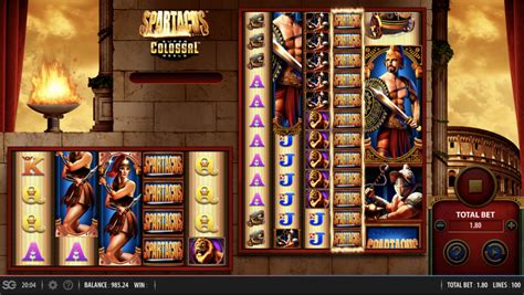 Spartacus Super Colossal Reels Slot Machine By Wms Gaming Free Play