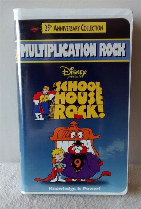 Schoolhouse Rock Multiplication Rock Vhs 1998 School House Rock