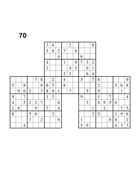 Printable Sudoku Puzzles For Adults Printable Crossword Puzzles Easy
