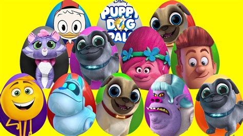 Cuddly dog, leash, carrier, bed, food & play dog accessories by. Puppy Dog Pals 20 Mega Surprise Play Doh Eggs Challenge ...
