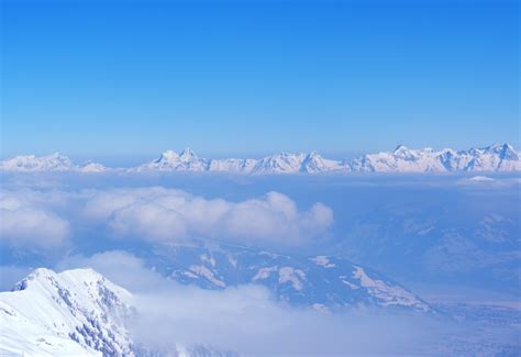 Free Images Snow Cloud Sky Mountain Range Panorama Clear Line