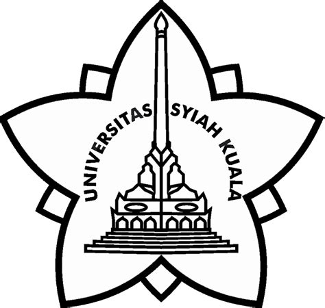 Logo Hitam Putih Universitas Syiah Kuala Banda Aceh (UNSYIAH