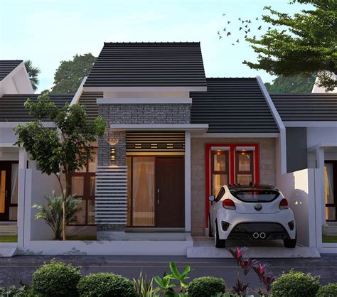 Rumah Minimalis 8x12 Tampak Depan Homecare24