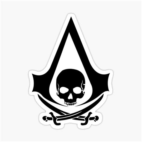 Assassins Creed Black Flag Stickers Redbubble