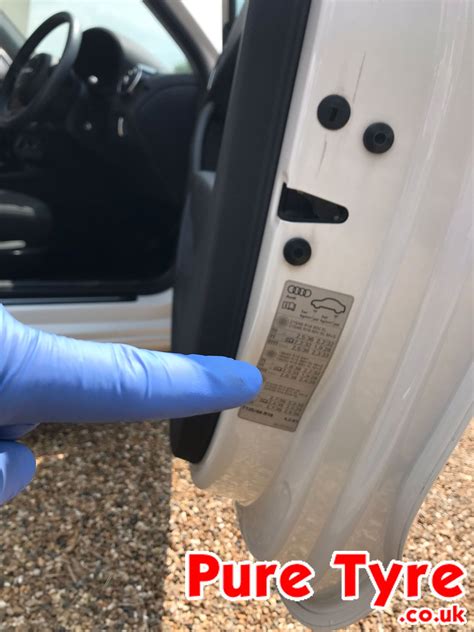 Inflate the tires to the recommended tire pressure. Audi A3 2010 Tyre Pressure
