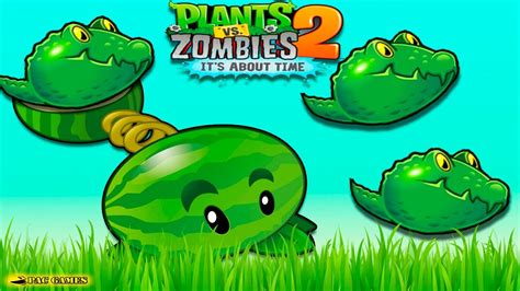 Plants Vs Zombies 2 Epic Melon Guacodile Vs All Zombies Youtube