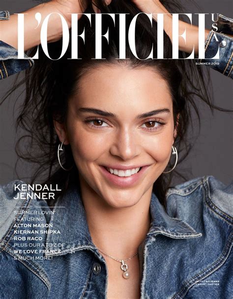 Kendall Jenner - L'Officiel Magazine, Summer 2019 • CelebMafia