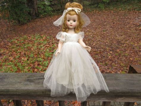 Vintage Wendy Bride Doll Madame Alexander Wedding Dress Panties