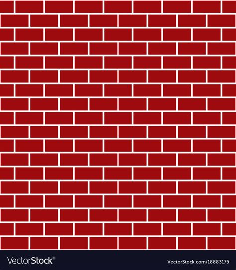 Red Brick Wall Element For Design For Christmas Vector Image