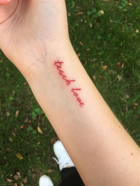 Cursive tattoos fonts letters names designs. Red writing tattoo love | Writing tattoos, Cursive tattoos ...