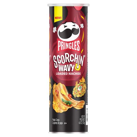 Save On Pringles Potato Crisps Scorchin Wavy Loaded Nachos Order
