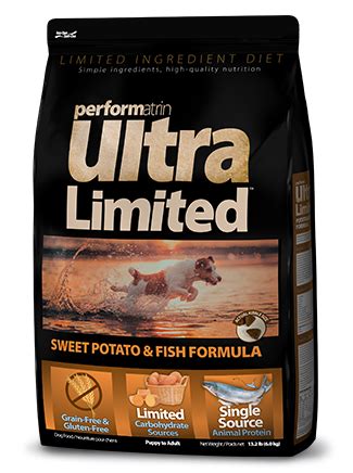 Priced at only $3 this is a great way to introduce. Performatrin Ultra Limited™ Sweet Potato & Fish Formula ...