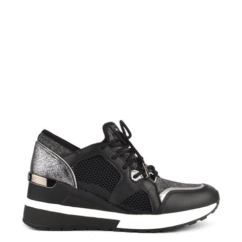 Michael Michael Kors Scout Black And Silver Trainer